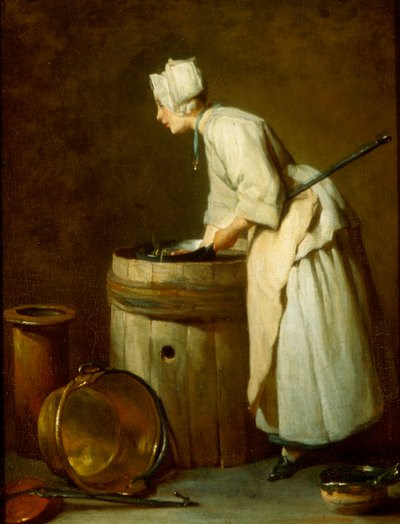 The Scullery Maid by Jean Baptiste Simeon Chardin